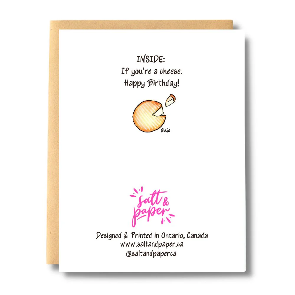 Age Matters Cheese Birthday Card | Wholesale Case 6 - Image 3