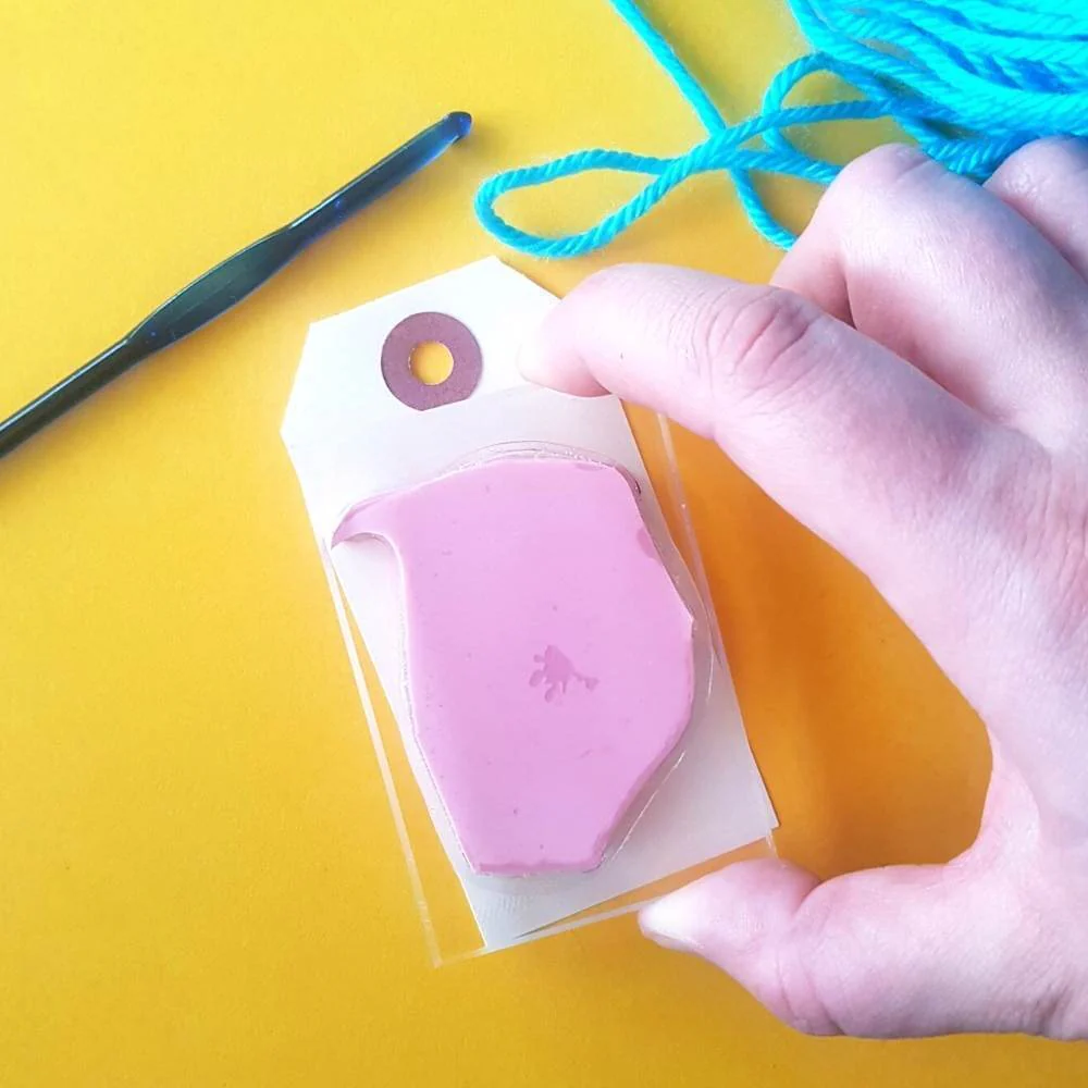 Ball of Yarn Knitting Rubber Stamp | Salt & Paper - Image 3