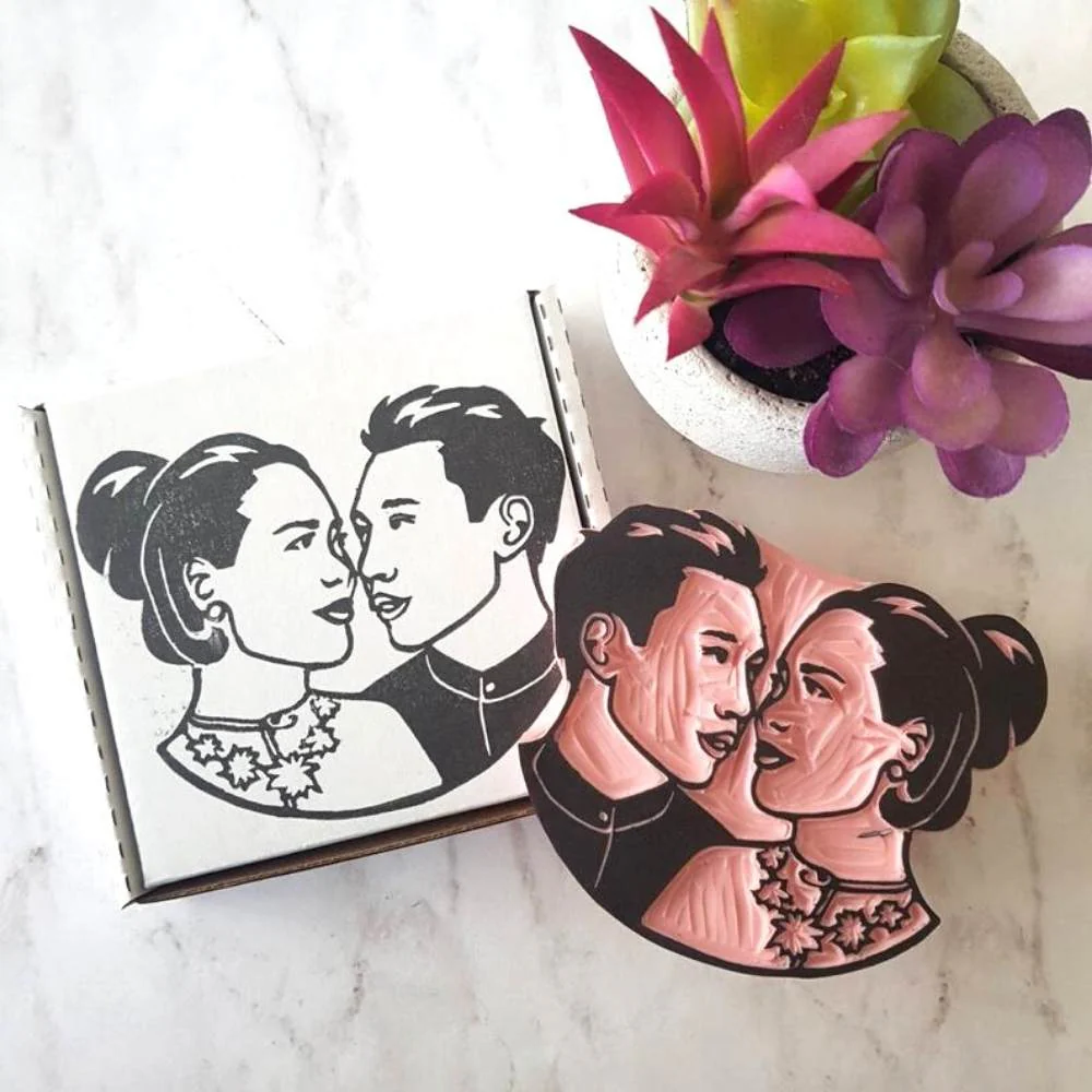 2 People or Pets Stamp | Salt & Paper - Image 7