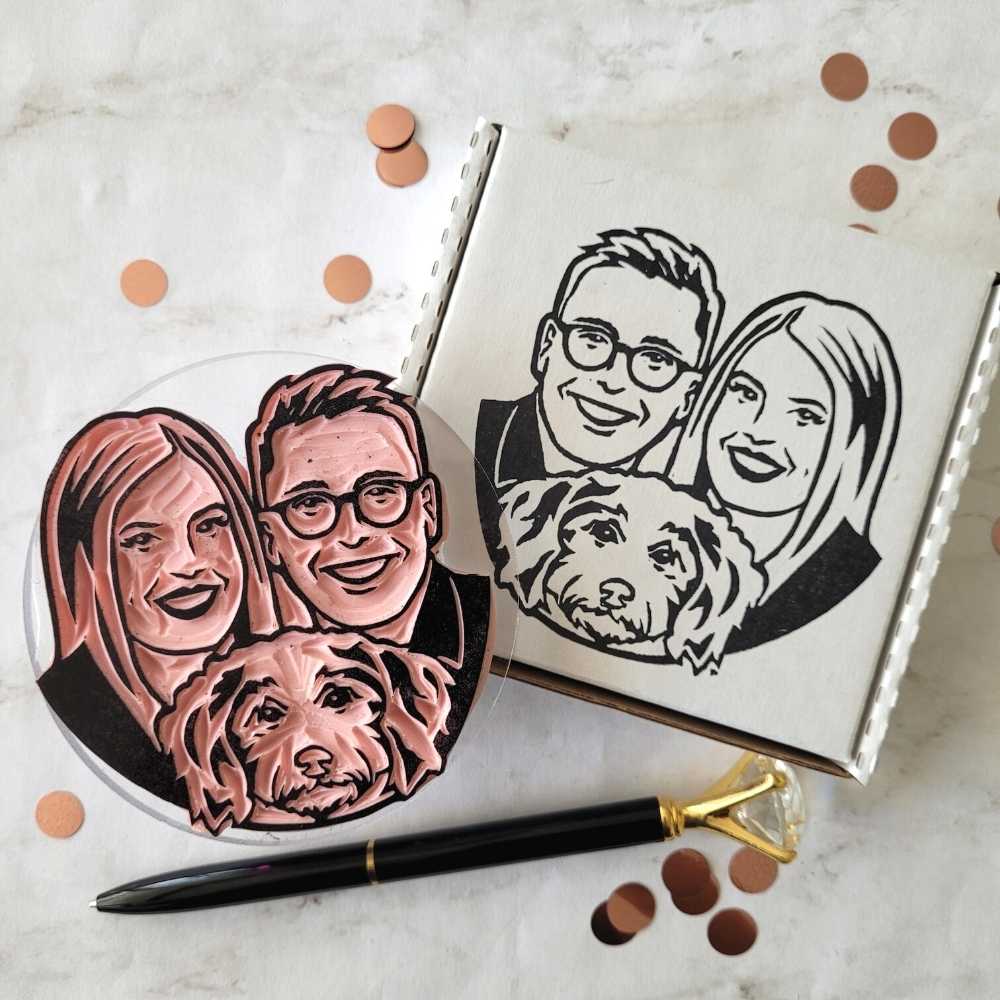 Family Portrait Stamp | Salt & Paper - Image 3