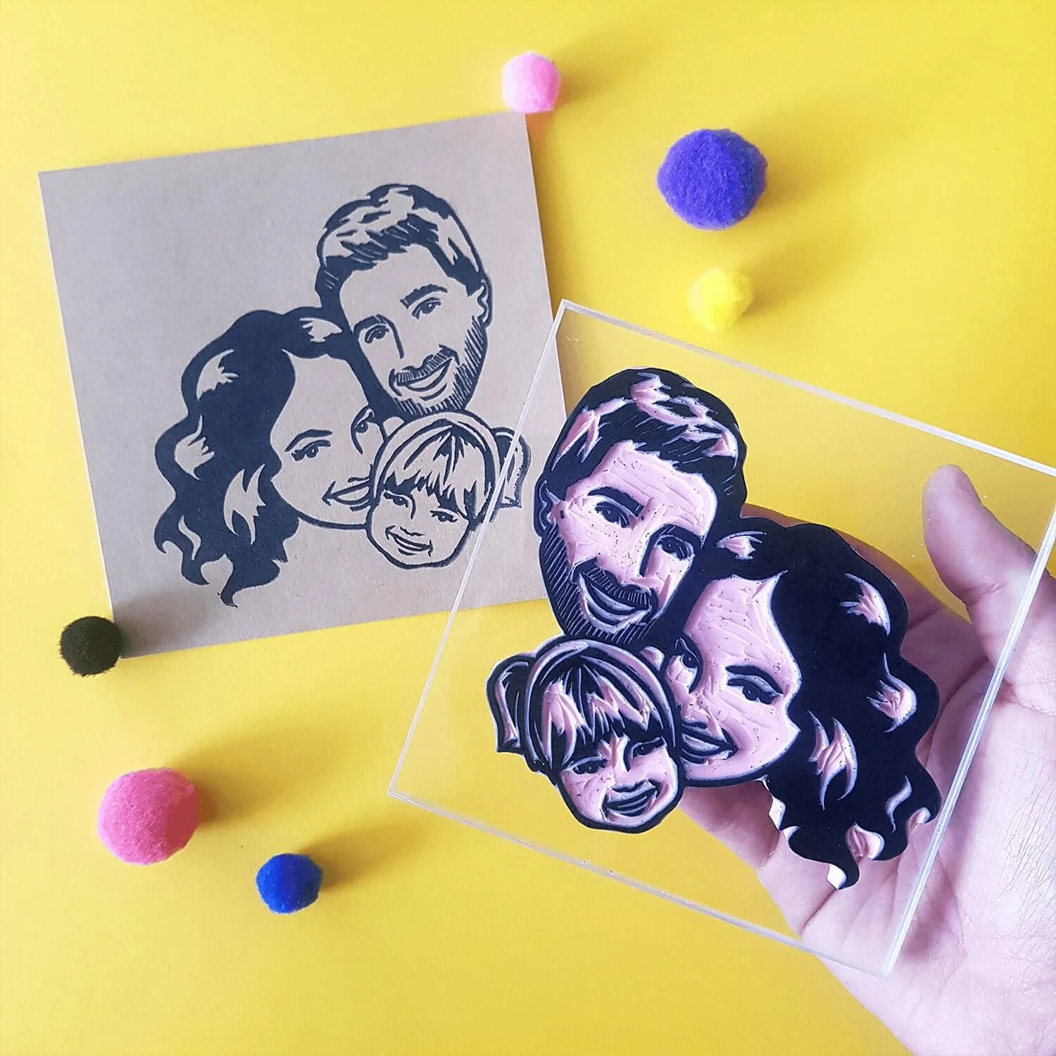 Family Portrait Stamp | Salt & Paper - Image 5