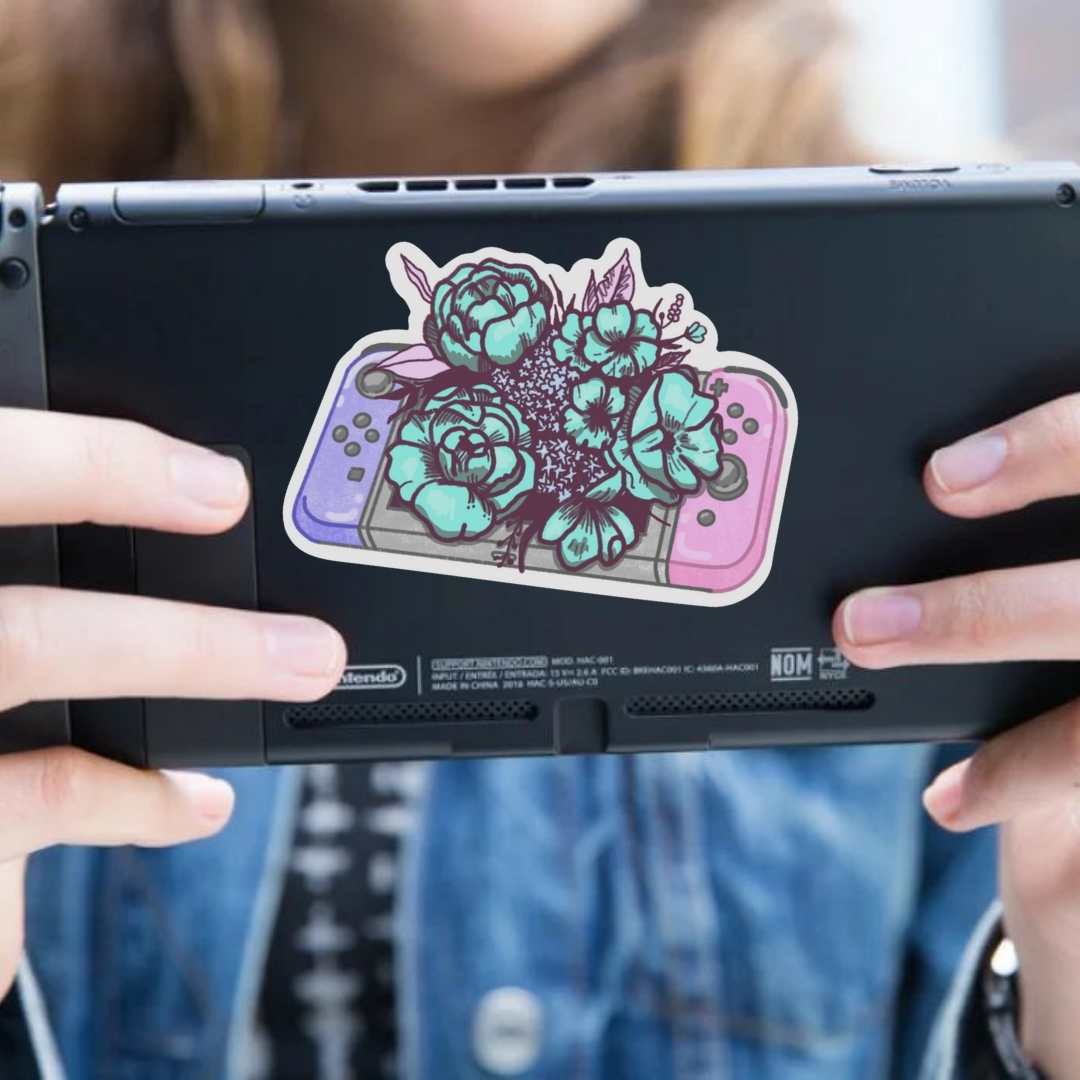 Floral Switch Vinyl Sticker | Wholesale Case 6 - Image 4