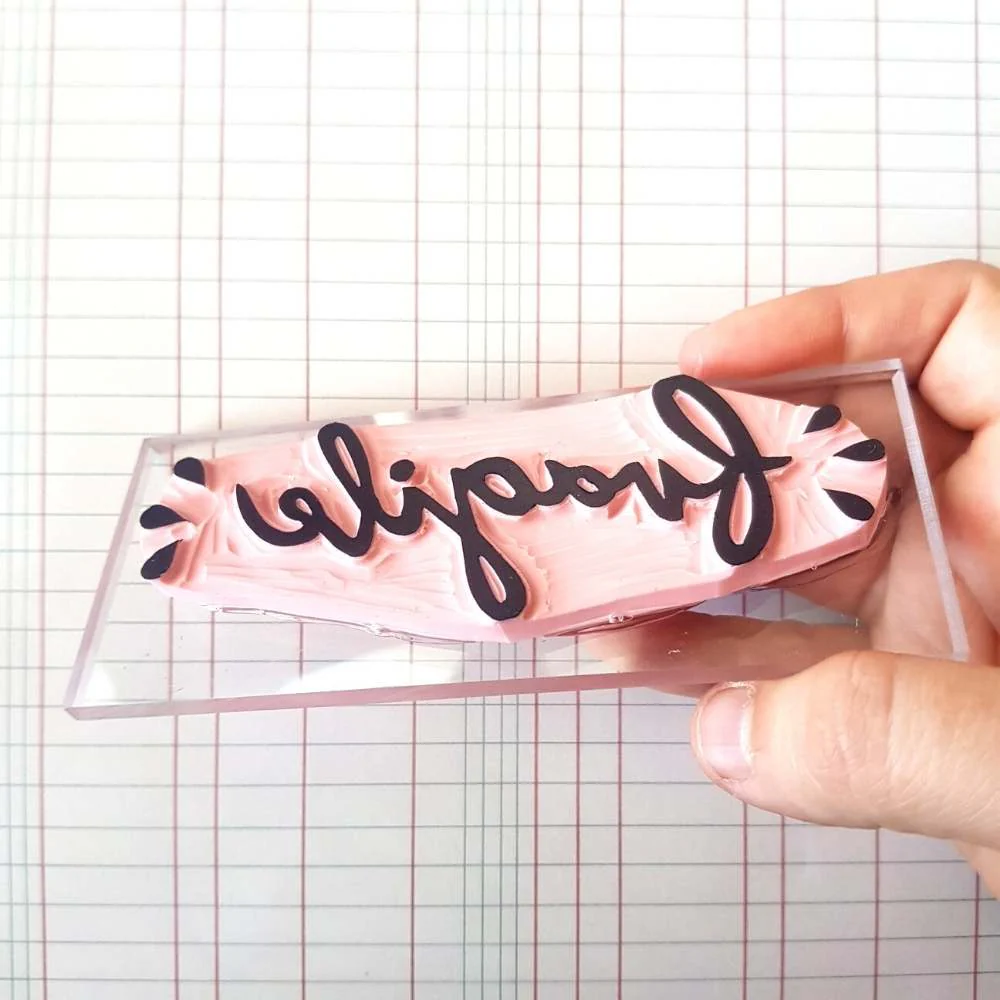 Fragile Rubber Stamp | Salt & Paper - Image 3