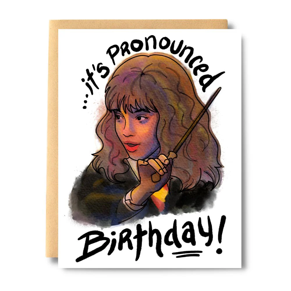 Hermione Birthday Card | Salt & Paper