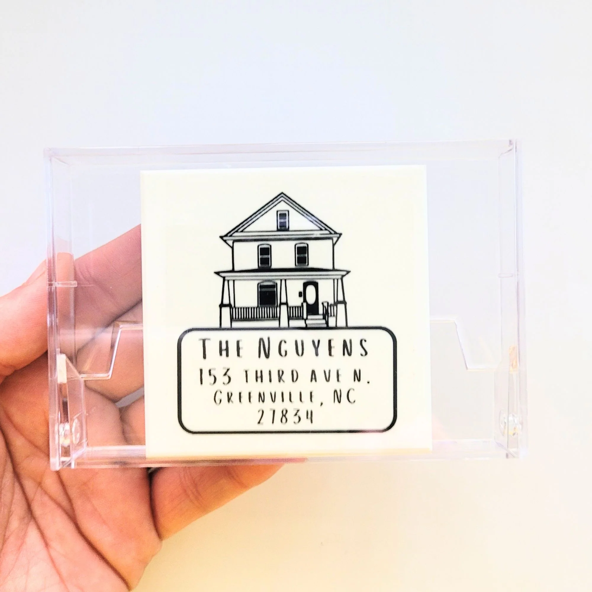 House Address Stamp (Pre-Inked) | Salt & Paper - Image 3