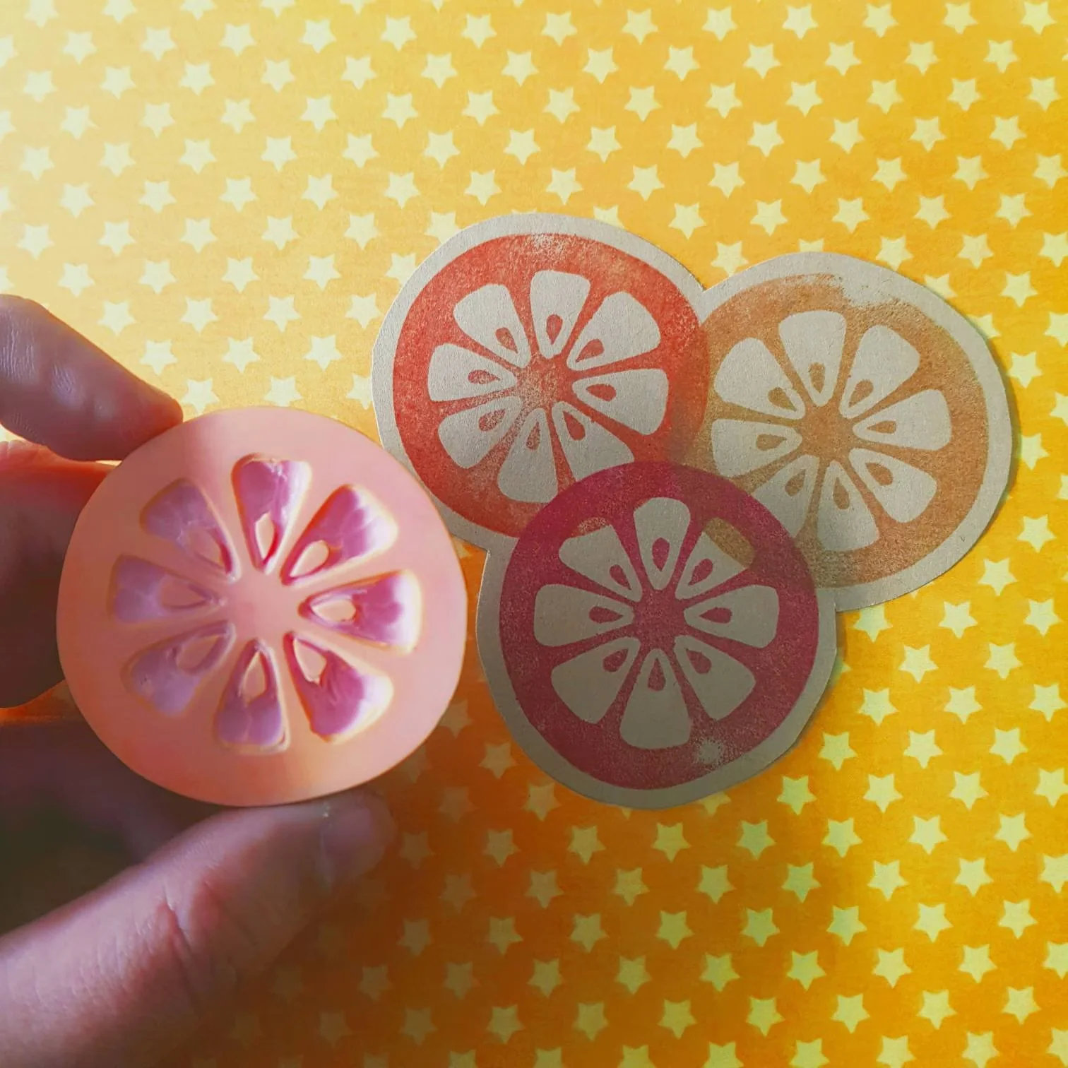 Lemon Slice Rubber Stamp | Salt & Paper - Image 2