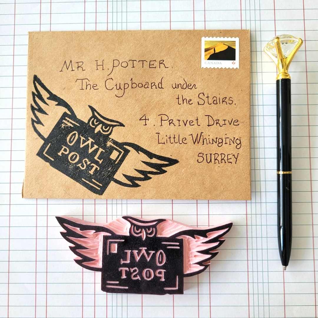 Owl Post Rubber Stamp | Salt & Paper