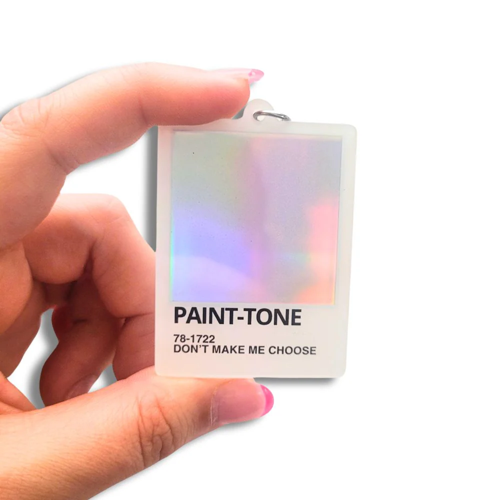 Paint-Tone Holographic Keychain | Salt & Paper - Image 3