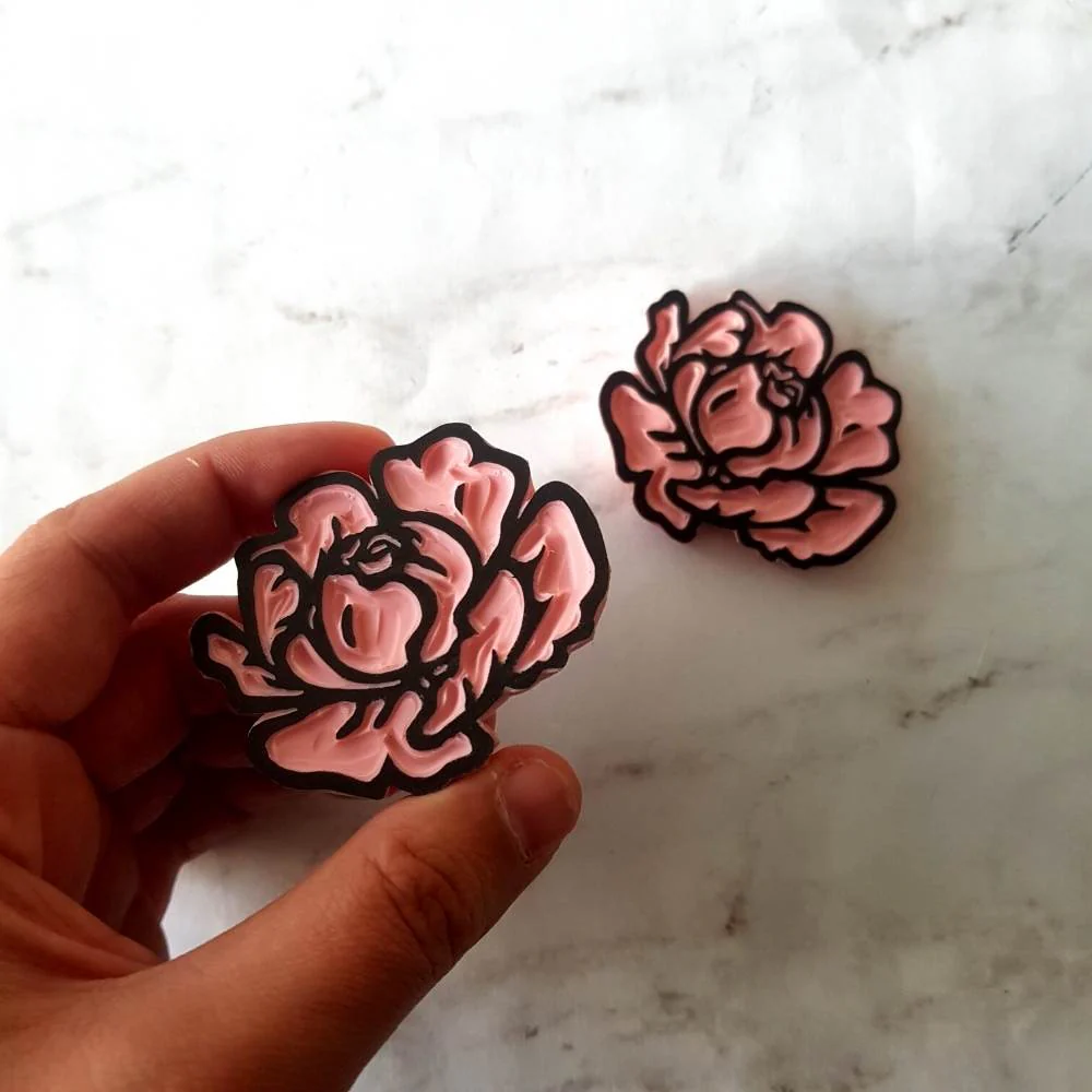 Peony Rubber Stamp | Salt & Paper - Image 3