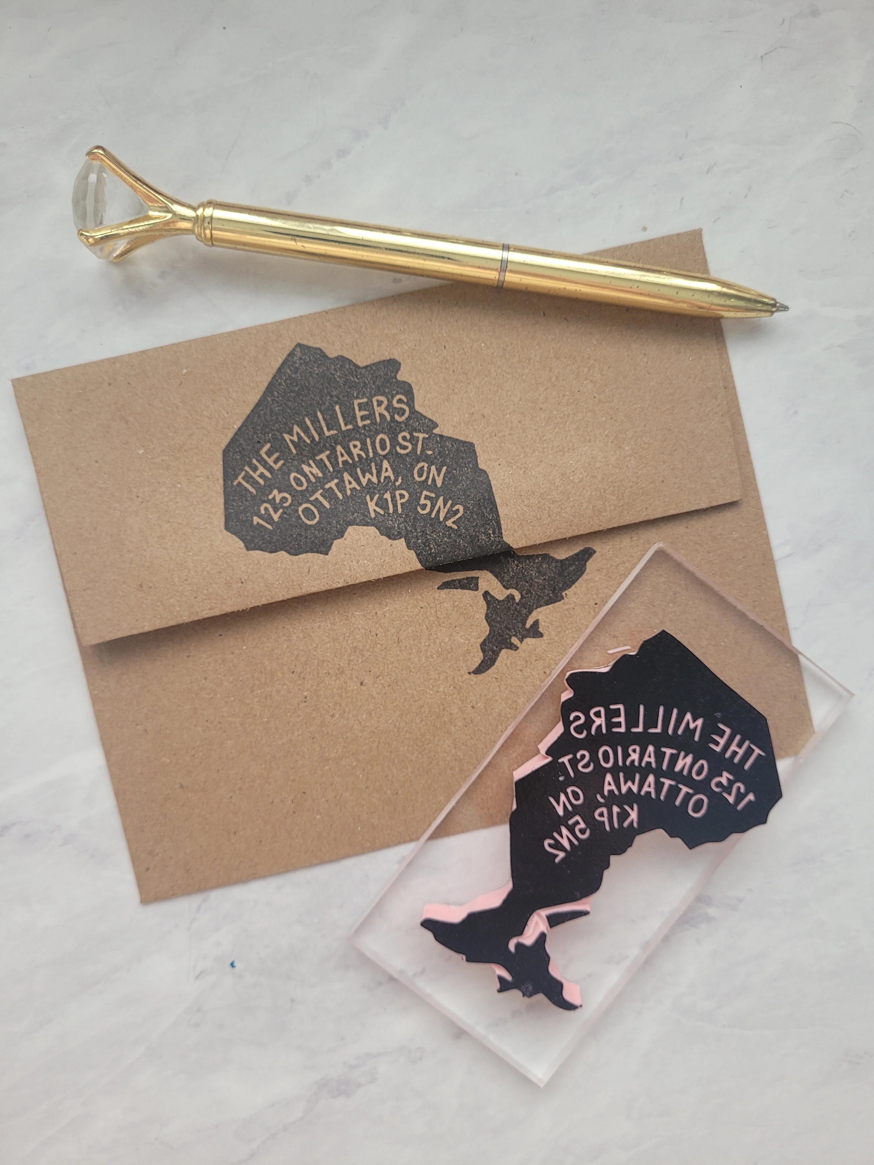 Return Address Province Stamp | Salt & Paper - Image 2