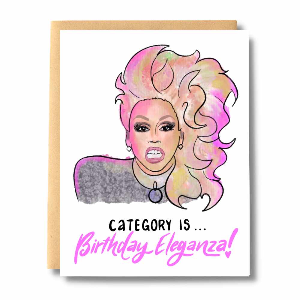 RuPaul Birthday Eleganza Card | Wholesale Case 6