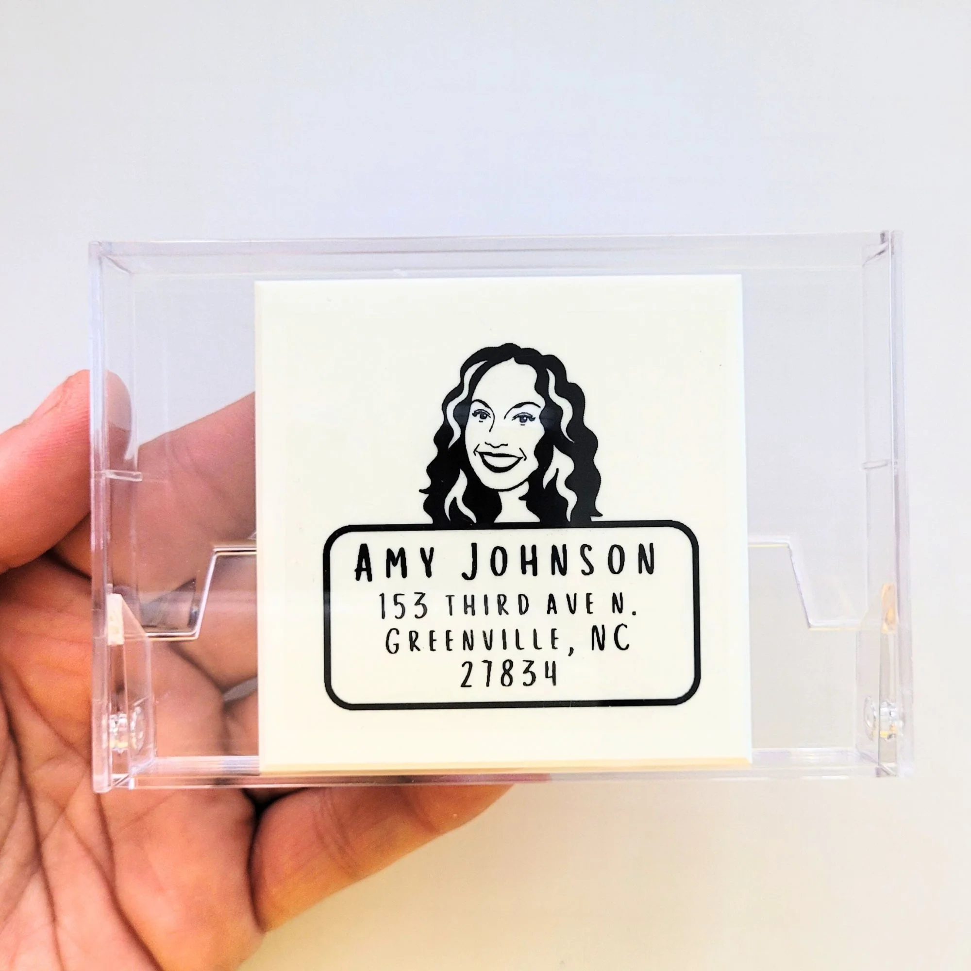 Solo Address Stamp (Pre-Inked) | Salt & Paper - Image 3