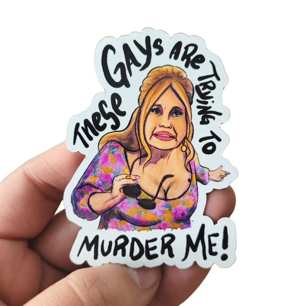 Tanya Lotus Murder Vinyl Sticker | Wholesale Case 6 - Image 2